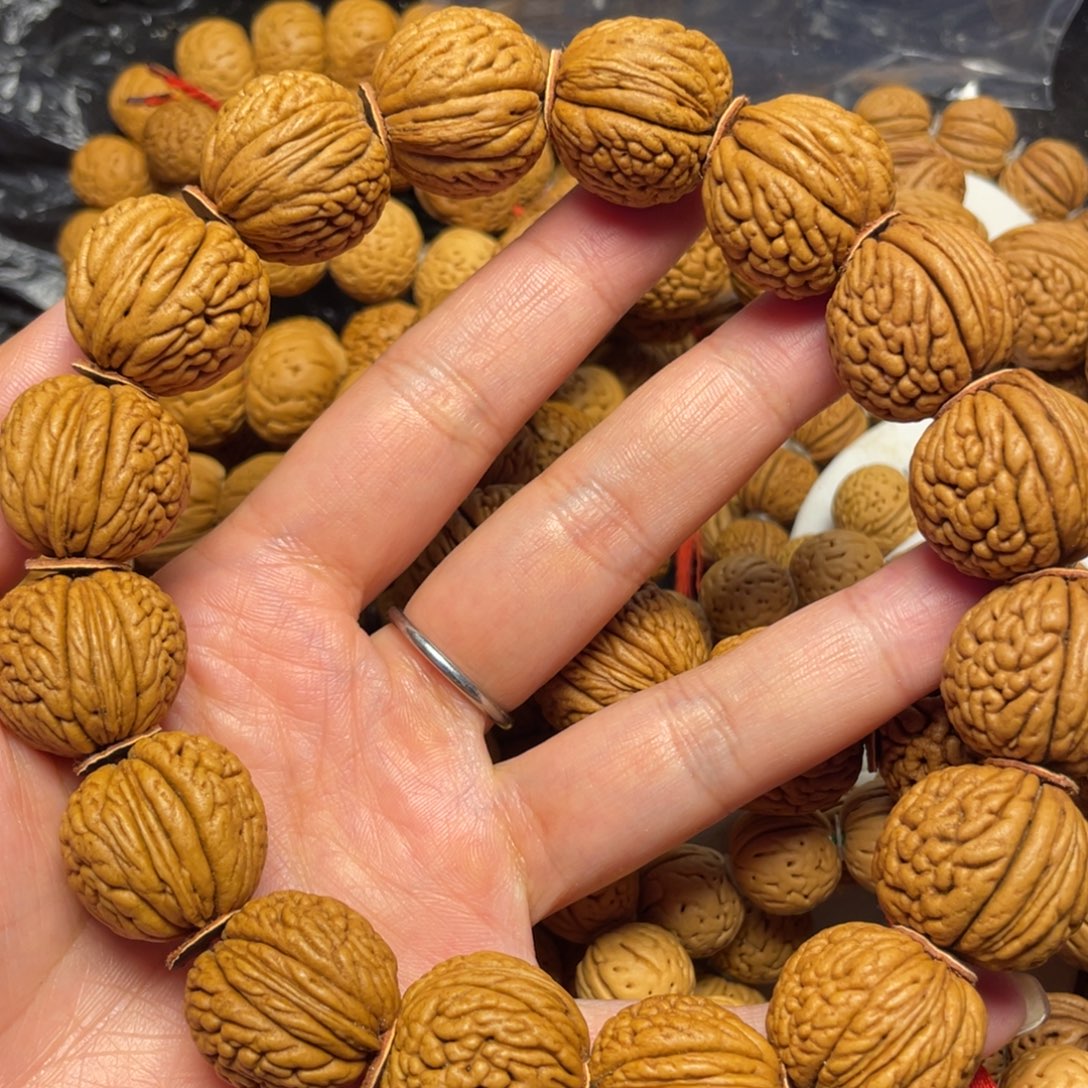 柒***妳桃木桃核手串22+龙鳞王