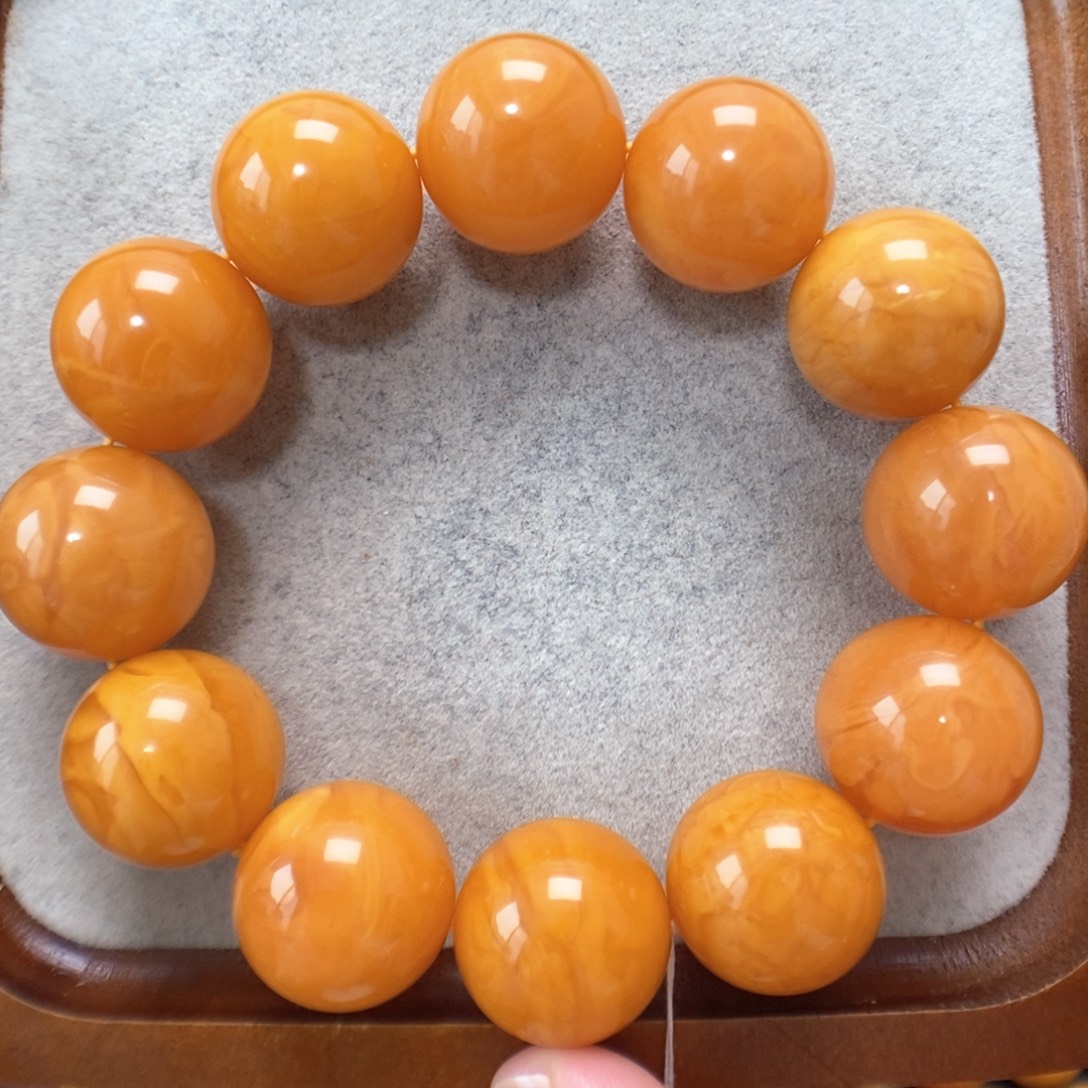 蜜蜡未镶嵌手串蜜蜡