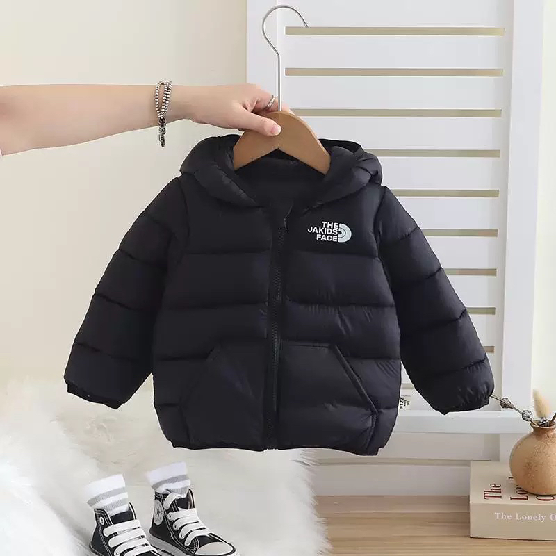男童轻薄款棉服2025新款小童秋冬季连帽帅气棉袄宝宝洋气冬装外套