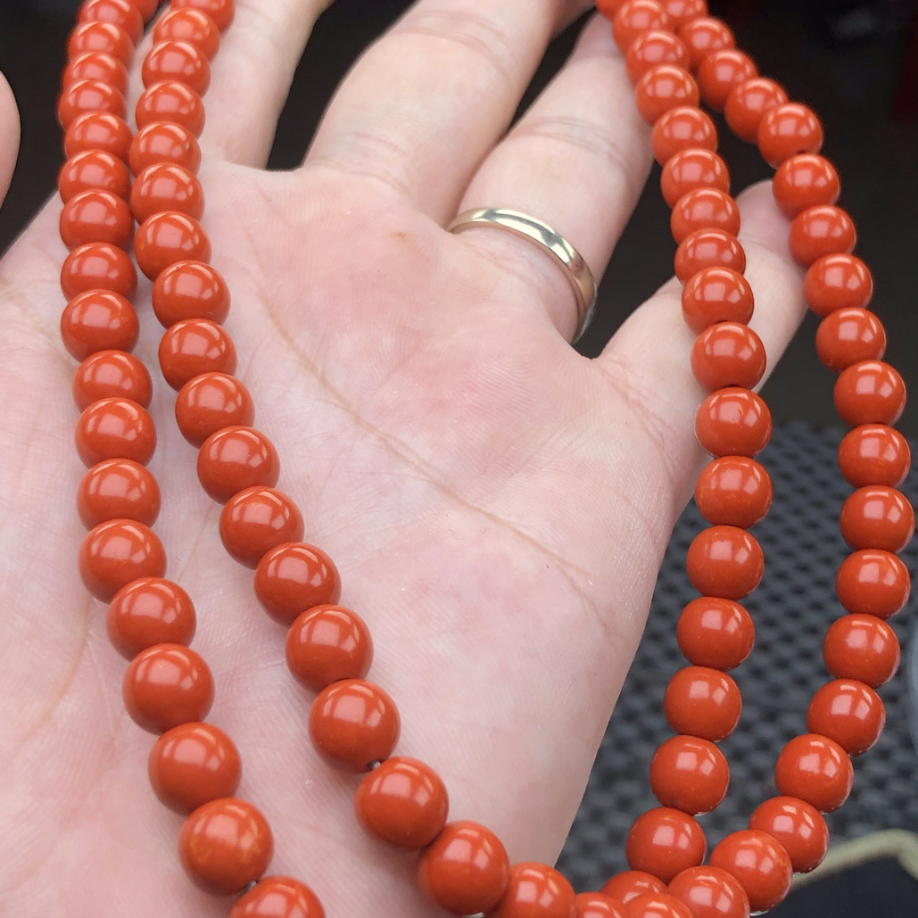 313满色满肉8mm圆珠108佛珠手串手链