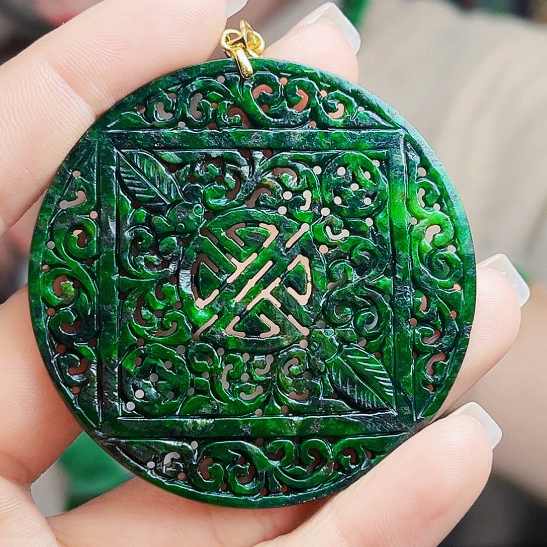 颈饰银S925镶嵌翡翠多样性