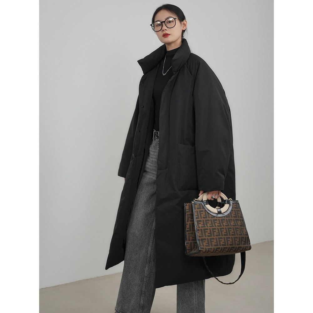 2024年新款棉服女冬中长款韩版宽松大被子加厚棉衣棉袄过膝外套潮