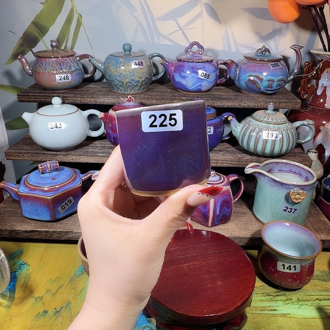 钧瓷……窑变……杯子……微瑕