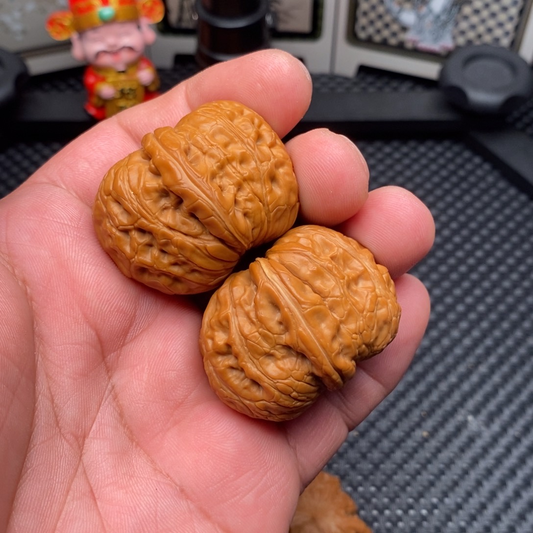 羡***阳把件文玩核桃全品元宝42.5尺