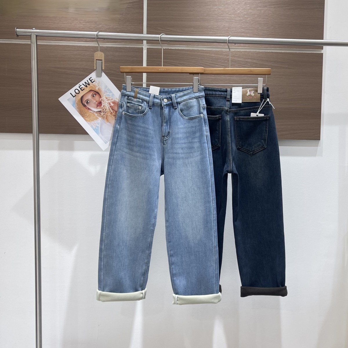 冬季加厚保暖复合密密绒，超显瘦男友裤，直播间同价，可直接下单