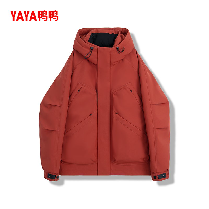 YAYA/鸭鸭运动户外时尚休闲男女同款保暖宽松羽绒服M5308Q