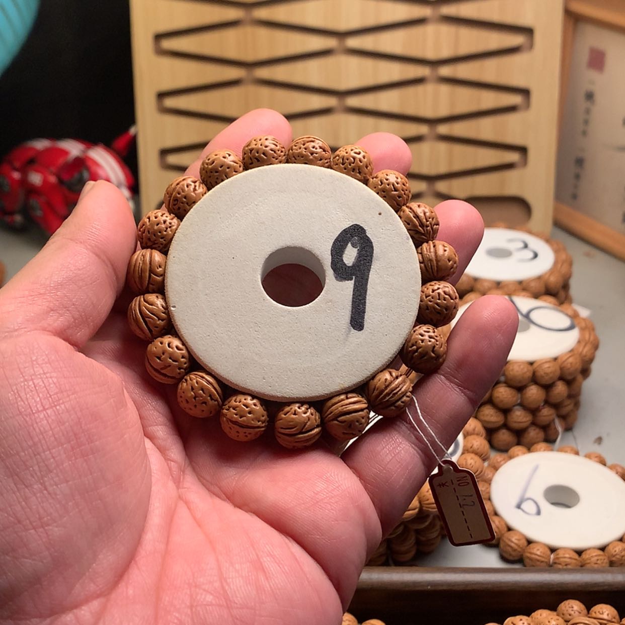 【闪购商品】桃核手串张****张1.2丹凤桃核手串