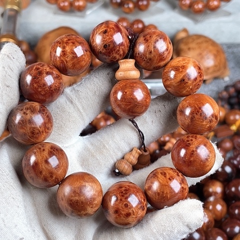 柏木（崖柏）手串/手链双面满疤满纹