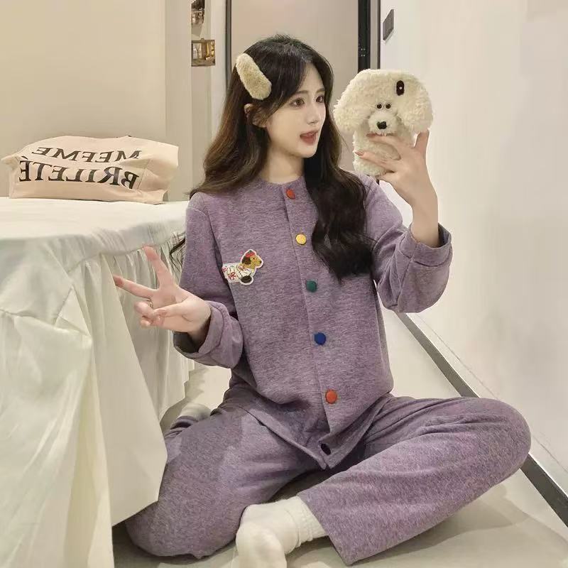 新1【睡衣合集001-100】先选编码！后选尺码！秋冬加厚家居服