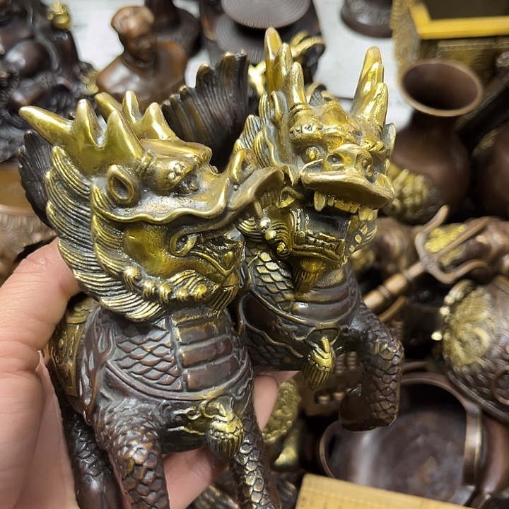 顺顺利利，铜器摆件