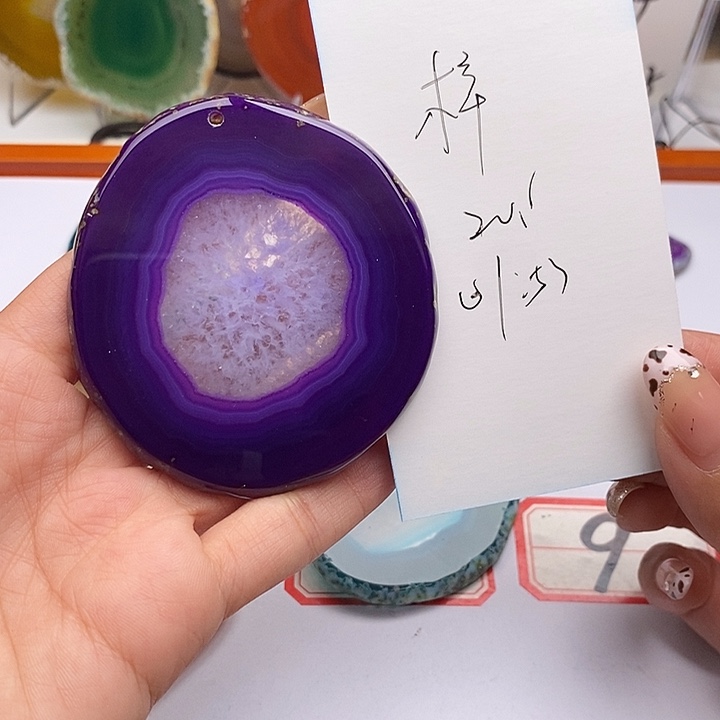 梓***艺玛瑙/玉髓合金颈饰