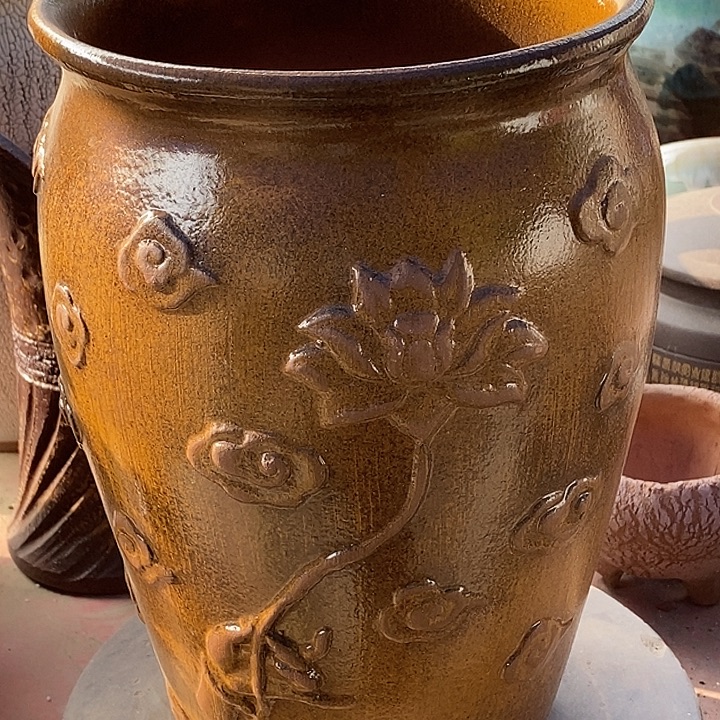 花盆紫砂口20高度30加厚款