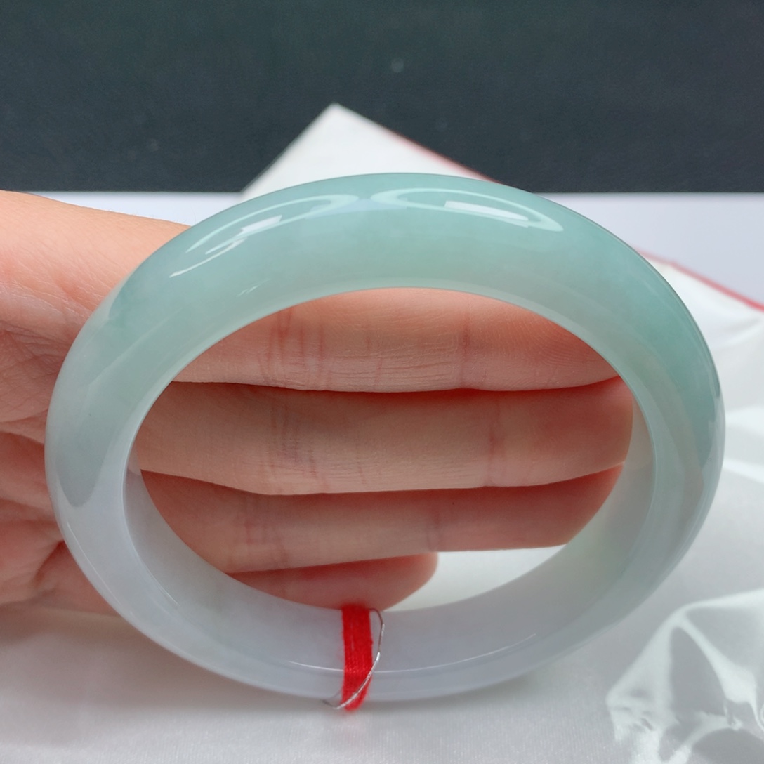 翡翠手镯未镶嵌59.5正圈