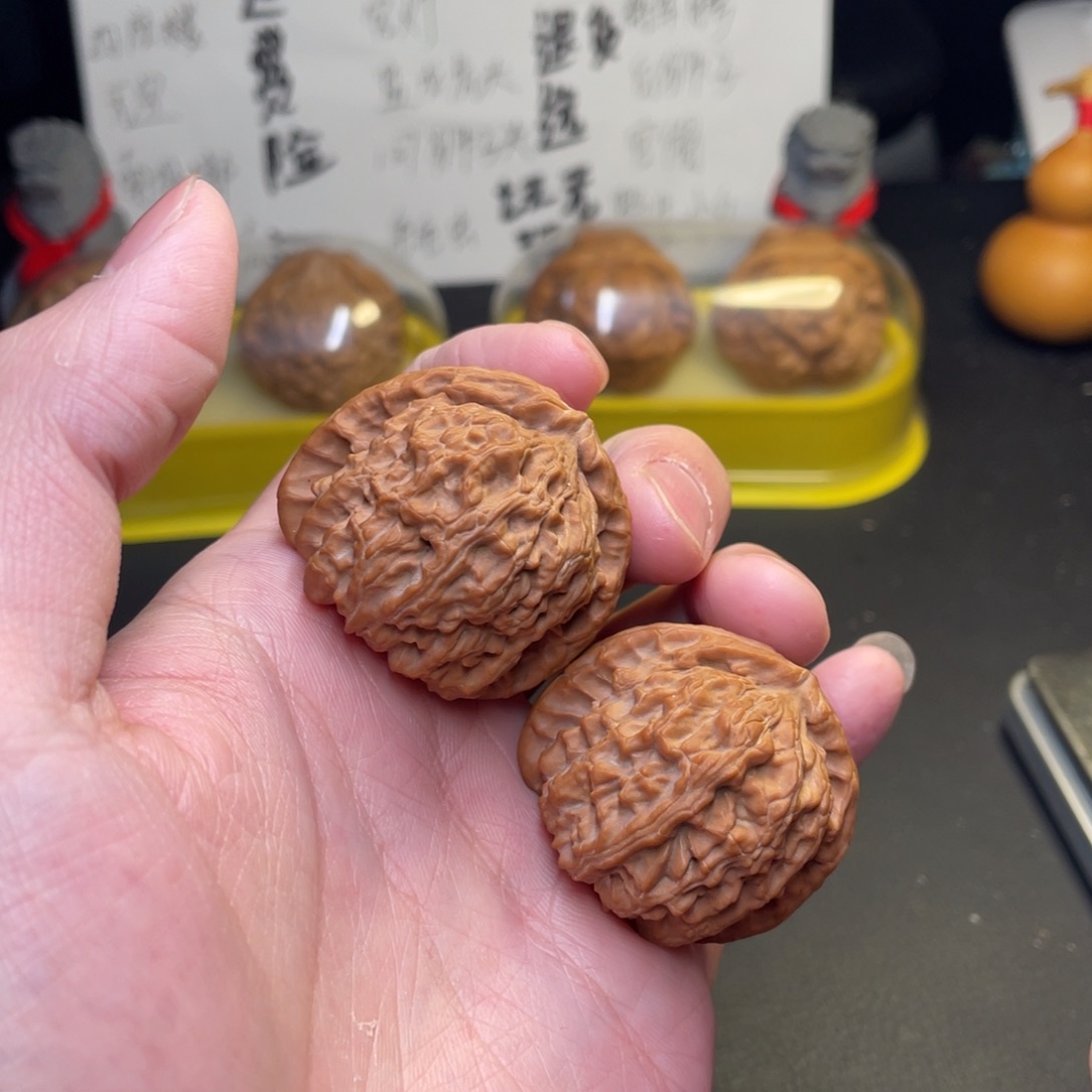 文玩核桃把件39白狮子88