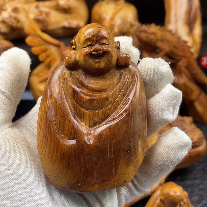 柏木（崖柏）米勒手把件