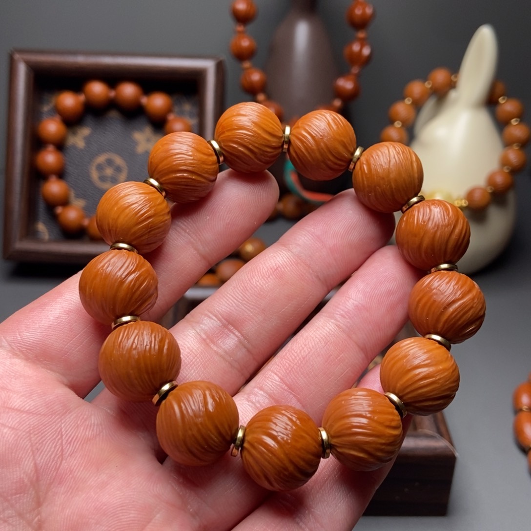 手串/手链橄榄核定风珠 苏工 橄榄核手串
