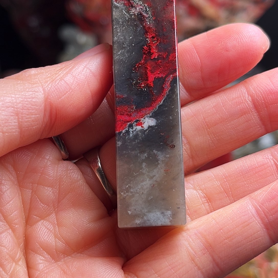 昌化石印石鸡血石方章