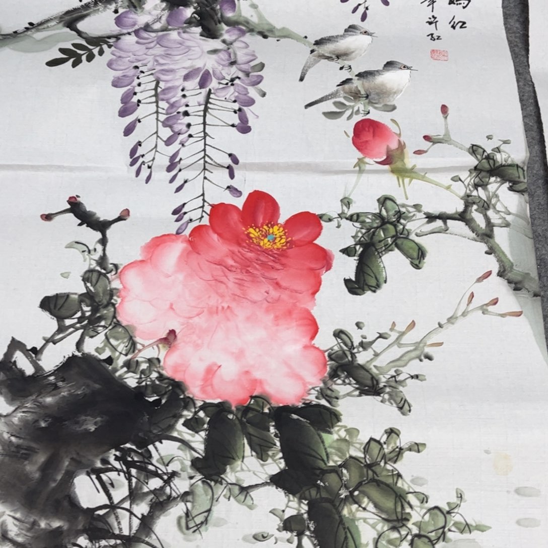 国画12.16纯手绘无边框作品