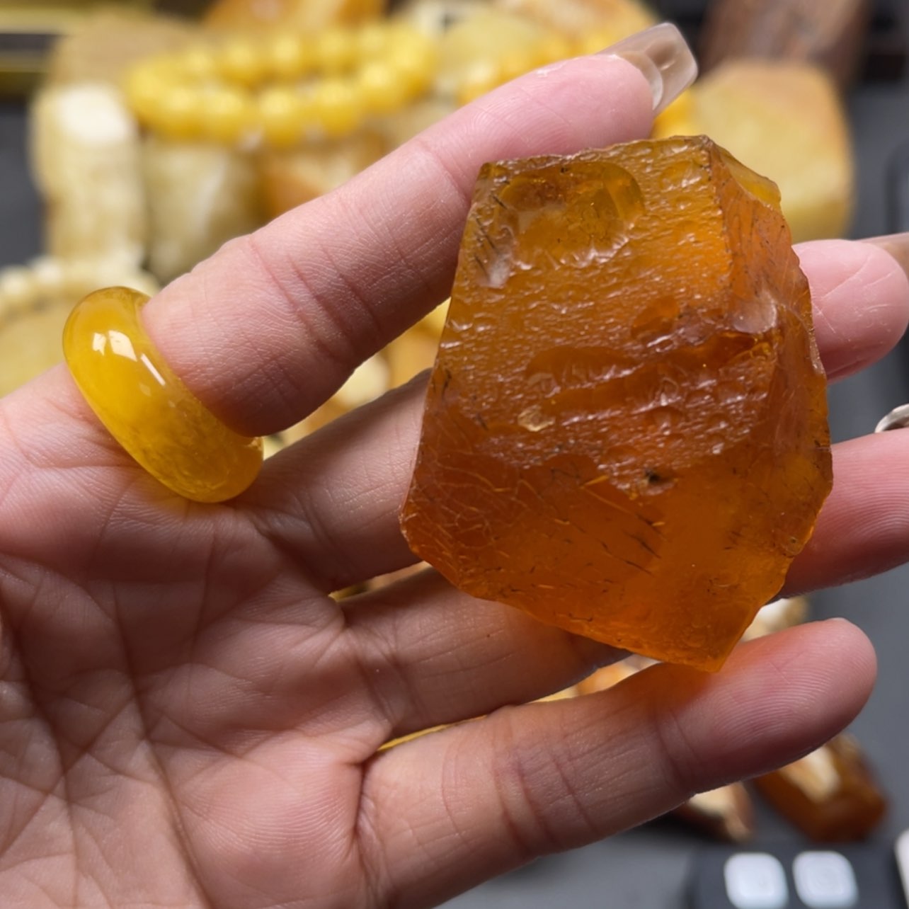 【闪购商品】未镶嵌定制琥珀天然琥珀蜜蜡原石定制