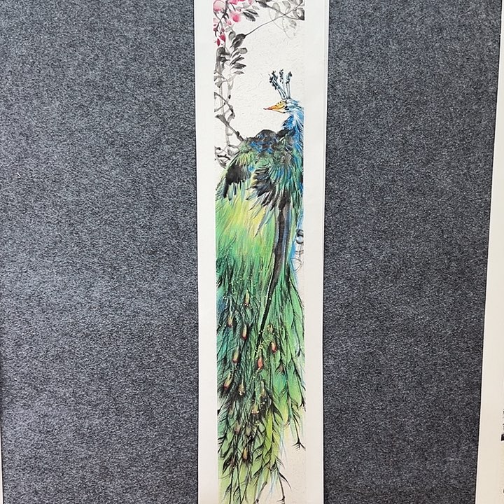 国画知鱼之乐纯手绘