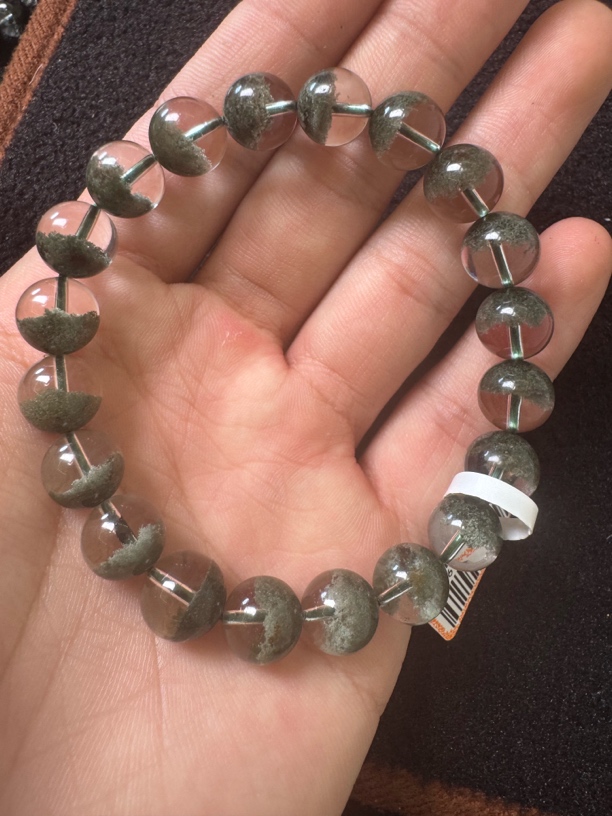 自然水晶严选  天然绿幽灵聚宝盆