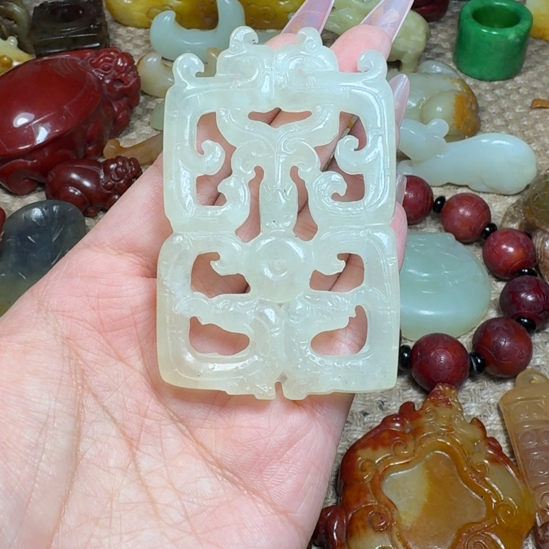 吊坠白玉菩提挂件