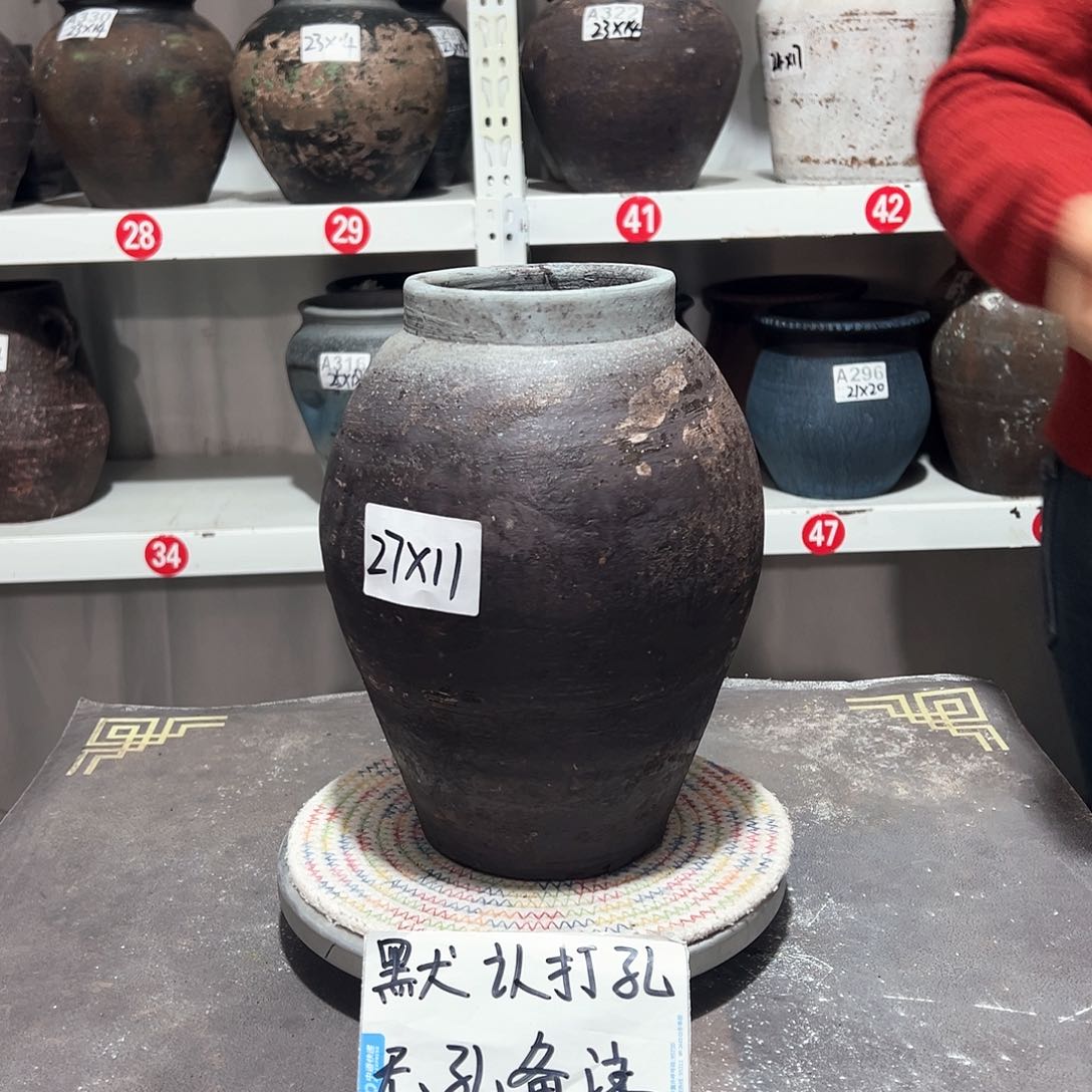 红陶34磨砂瓶默认打孔