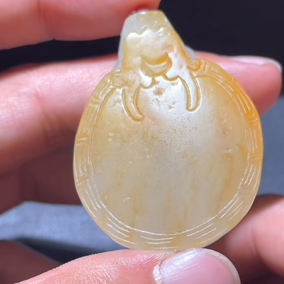 和田玉玉石挂件 d1231拍一发一