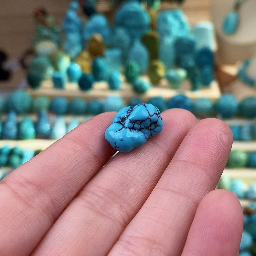 绿松石珠宝奇石未镶嵌