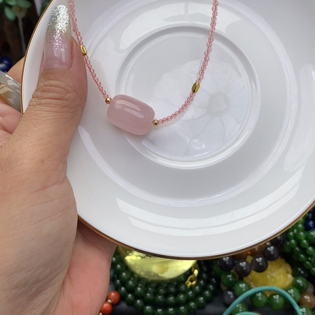 水晶手链未镶嵌天然水晶手串