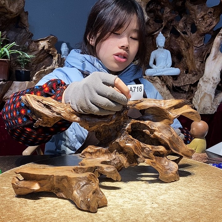 盘****）716株木随行的小根艺