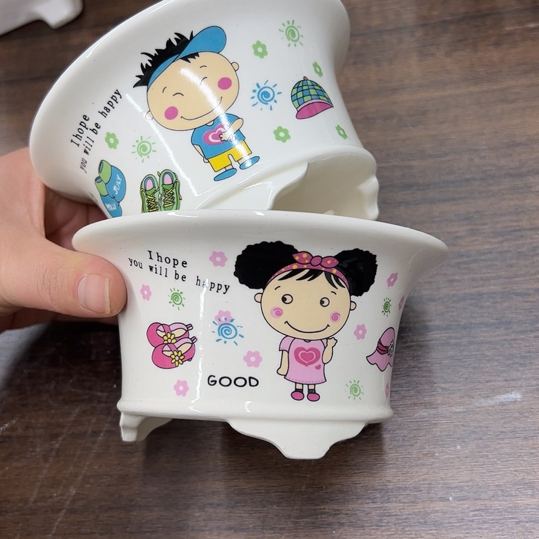 紫砂花盆239号瑕疵2个13/6.5cn