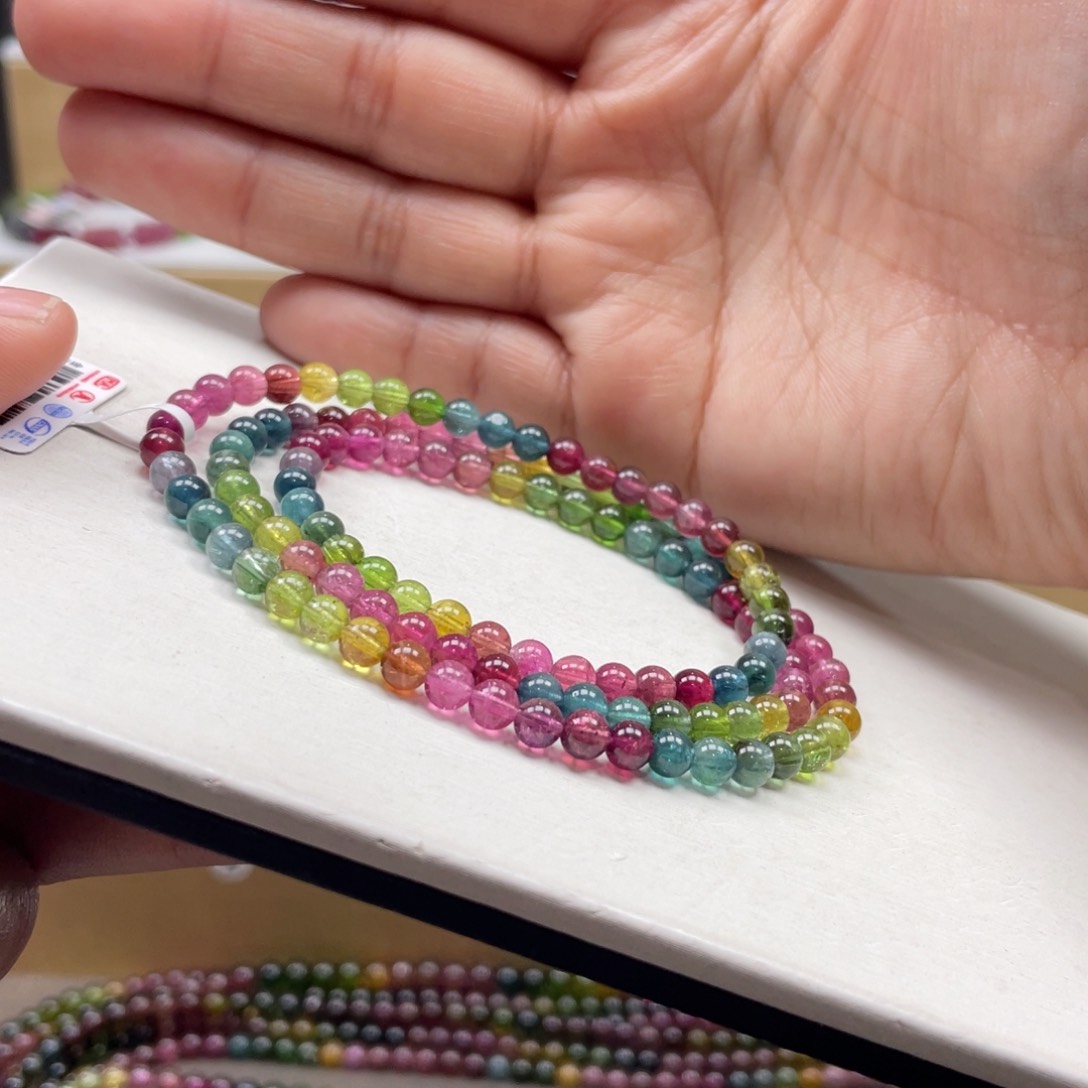 碧玺手串未镶嵌4.8mmmmmmmmmmmmmmmmm