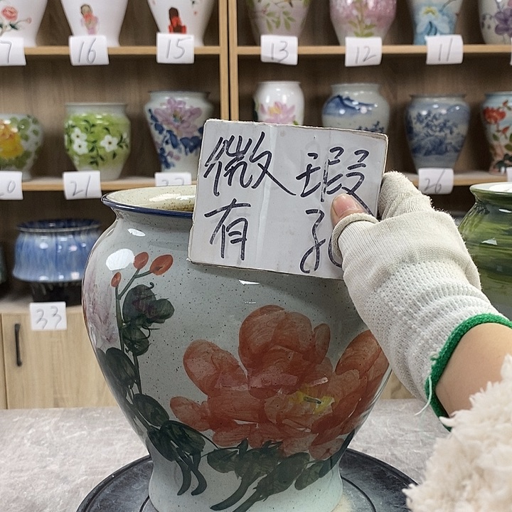 缸13xc景德镇陶瓷花盆