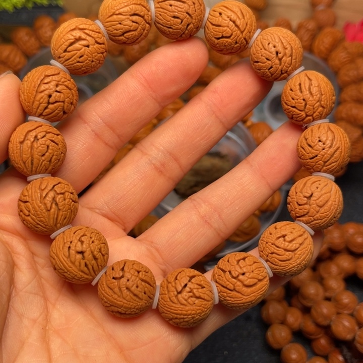 桃核手串龙纹桃核31