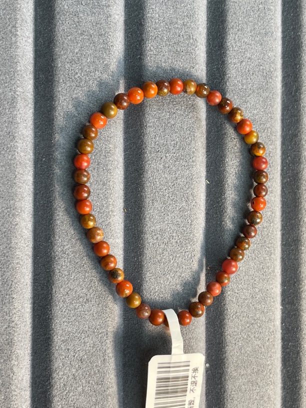 南红玛瑙大山包包浆小米手串4.1mm