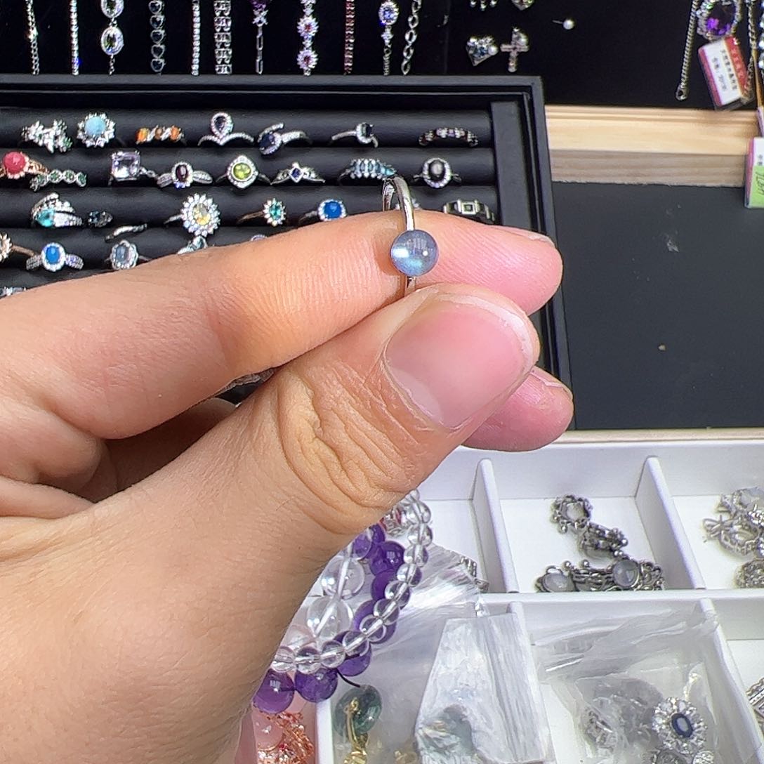 紫晶珠宝半成品未镶嵌