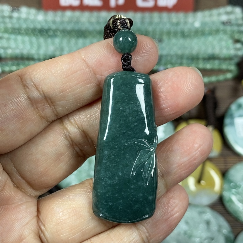 【闪购商品】翡翠颈饰未镶嵌玉吊坠翡翠玉节节高