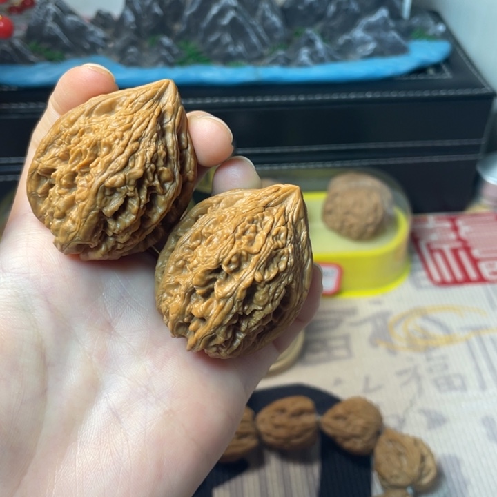 文玩核桃把件大沽石37