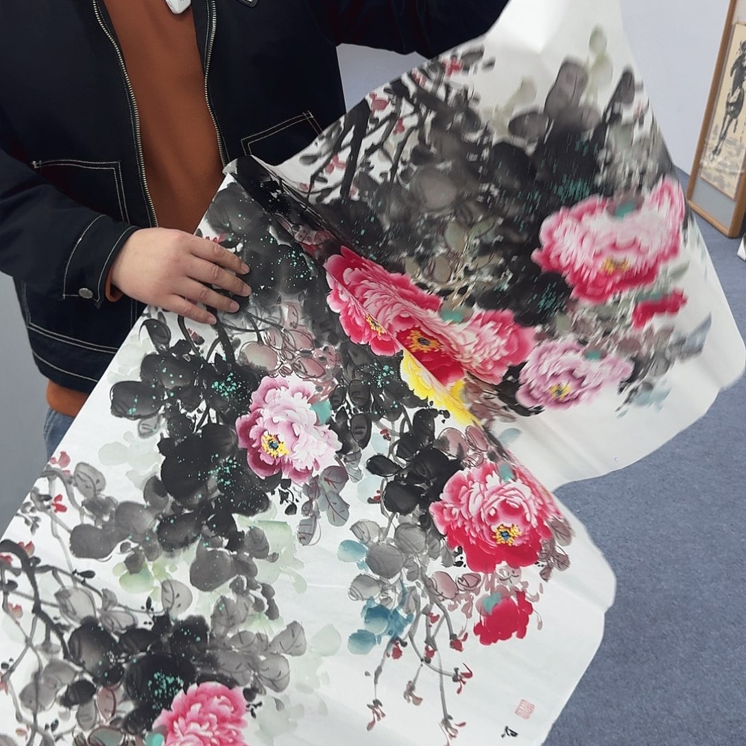 国画国画作品宣纸纯手绘