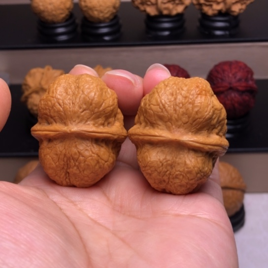 文玩核桃把件方尊20