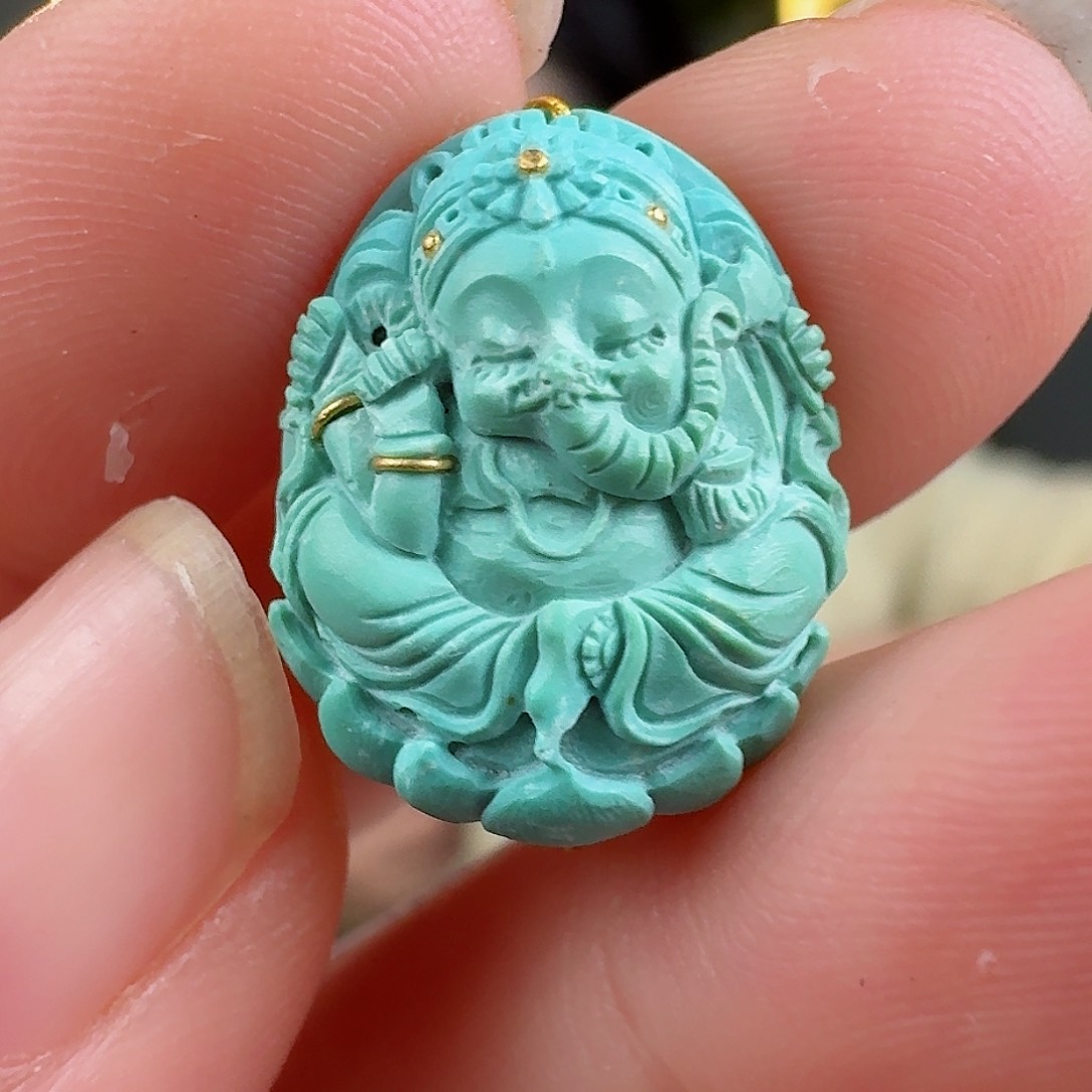 绿松石珠宝奇石未镶嵌