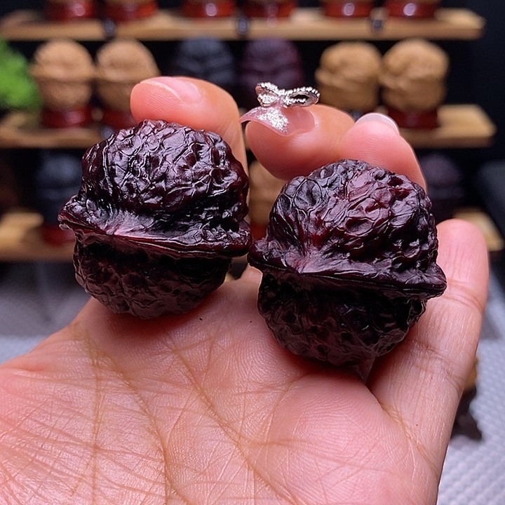 文玩核桃把件公子帽25