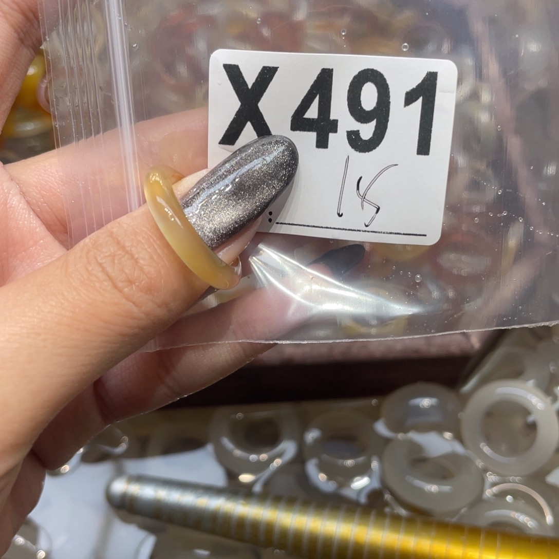 玛瑙/玉髓未镶嵌戒指491