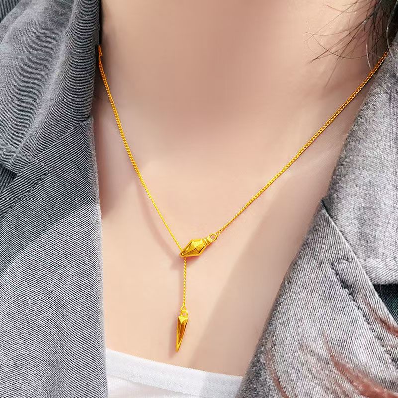 坠链均足银 蛇头锁骨套链 轻奢百搭款 气质时尚小众简约