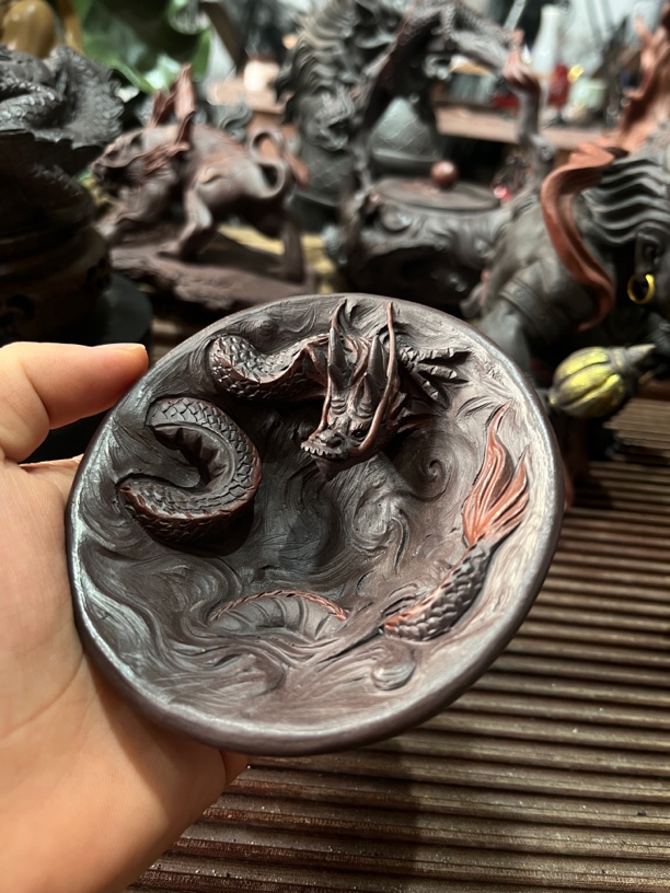 紫砂主人怀云天杯