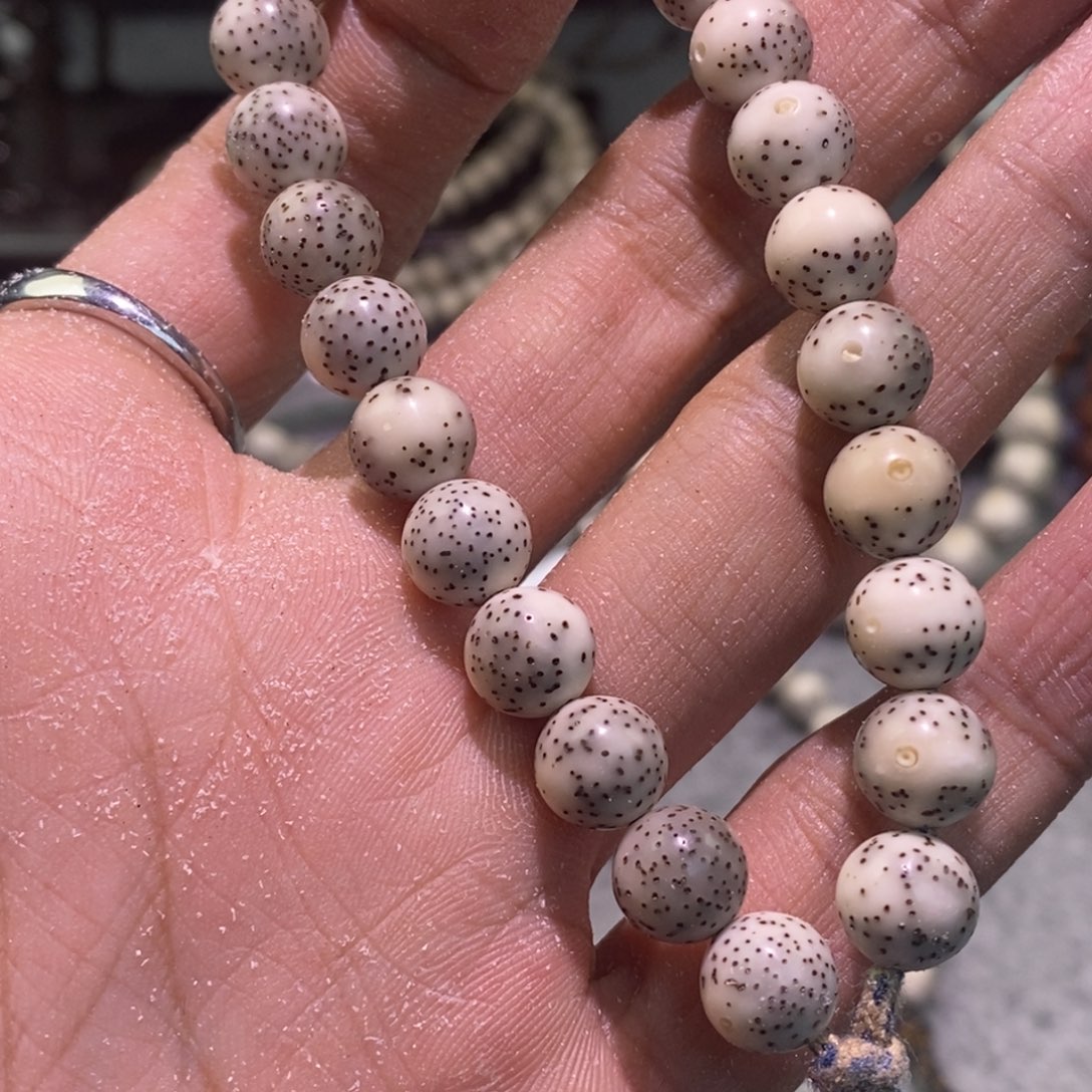 永***乐星月菩提手串卡9龙蛋星月手持