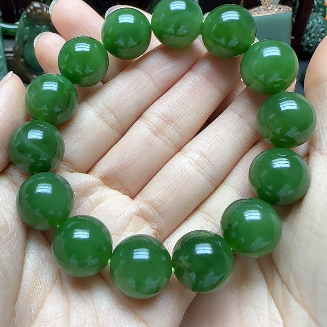 和田玉手串未镶嵌