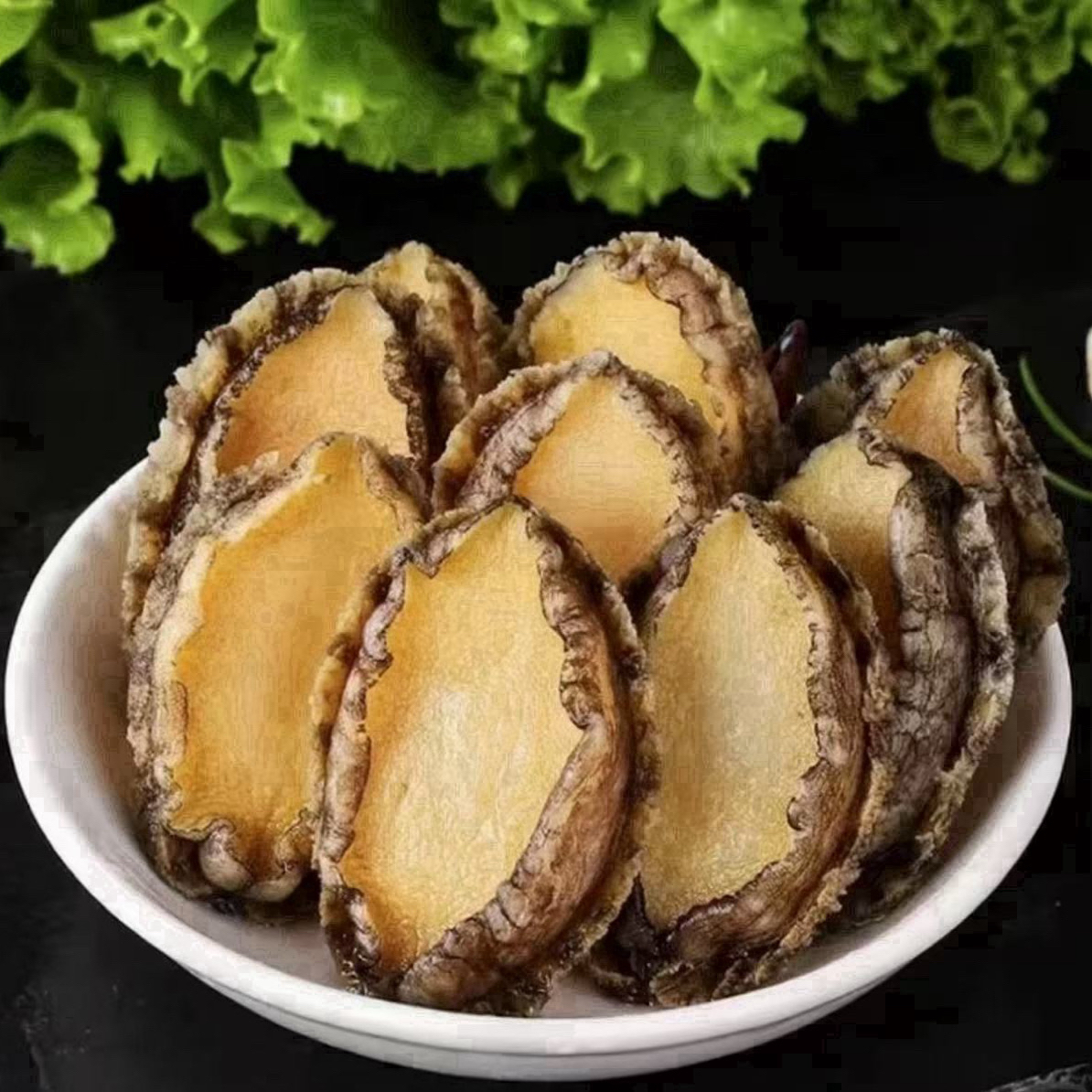 新鲜熟冻鲍鱼肉  活鲍现剥 到手8-10只 500g左右每包