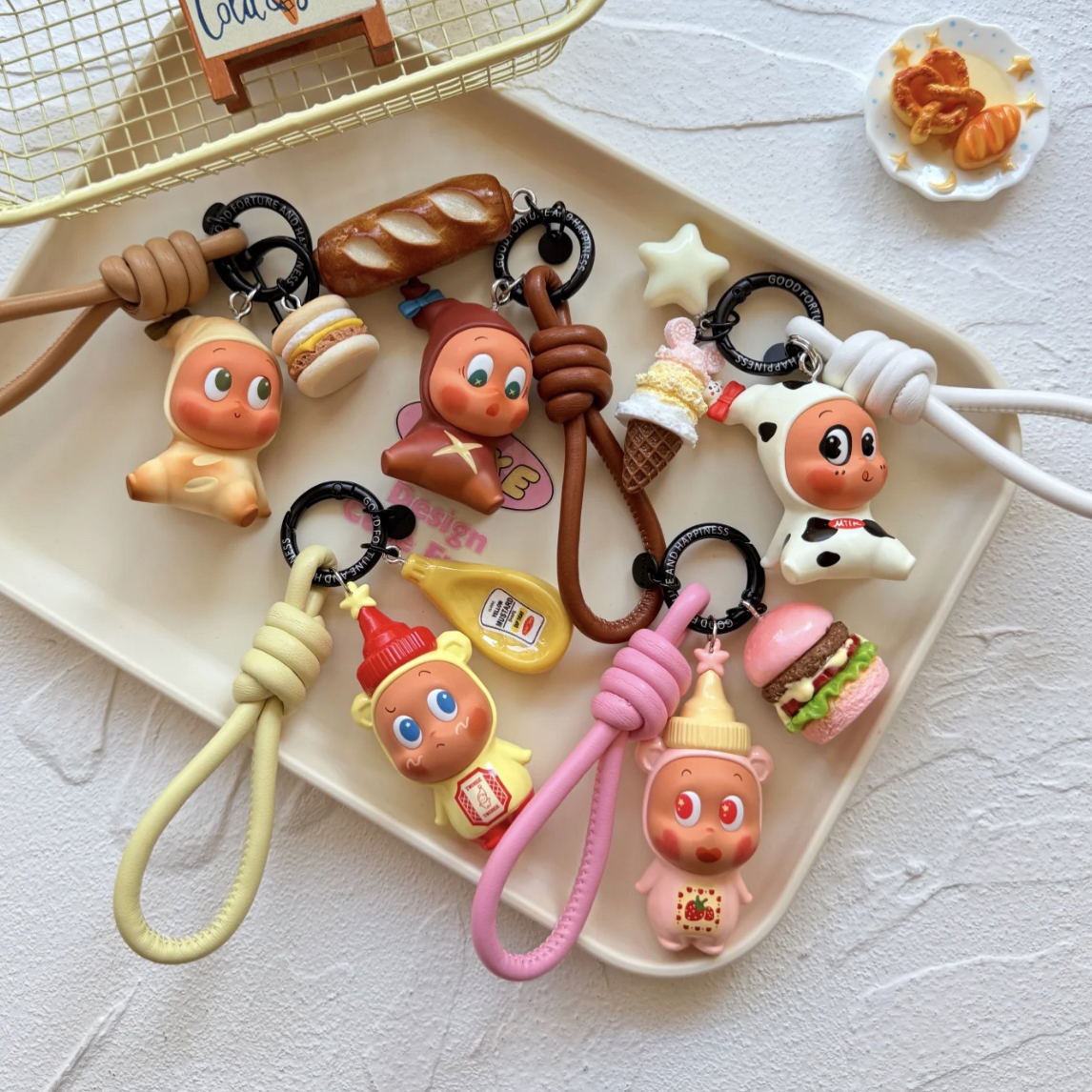 【拆袋】泡泡手工DIY钥匙扣包挂